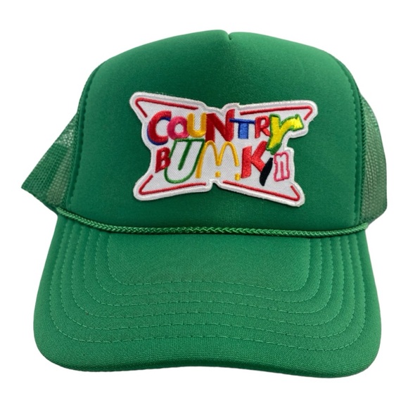 OTTO Kelly Green "Country Bumkin" Trucker Snap Back Hat - Picture 1 of 6